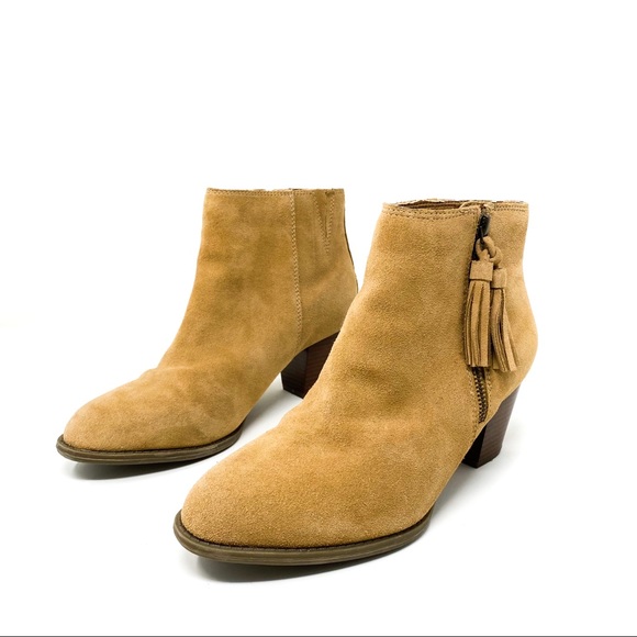 Vionic Shoes | Vionic Madeline Suede Booties Sz 85 Wide | Poshmark